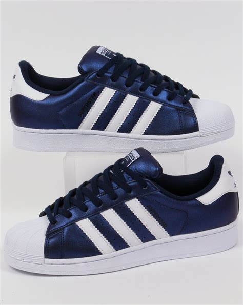 adidas superstar weiß blau damen|adidas Originals Women's Superstar Bold Sneaker .